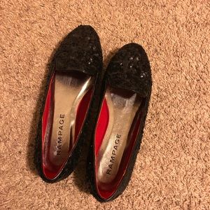 New Rampage paillette flats